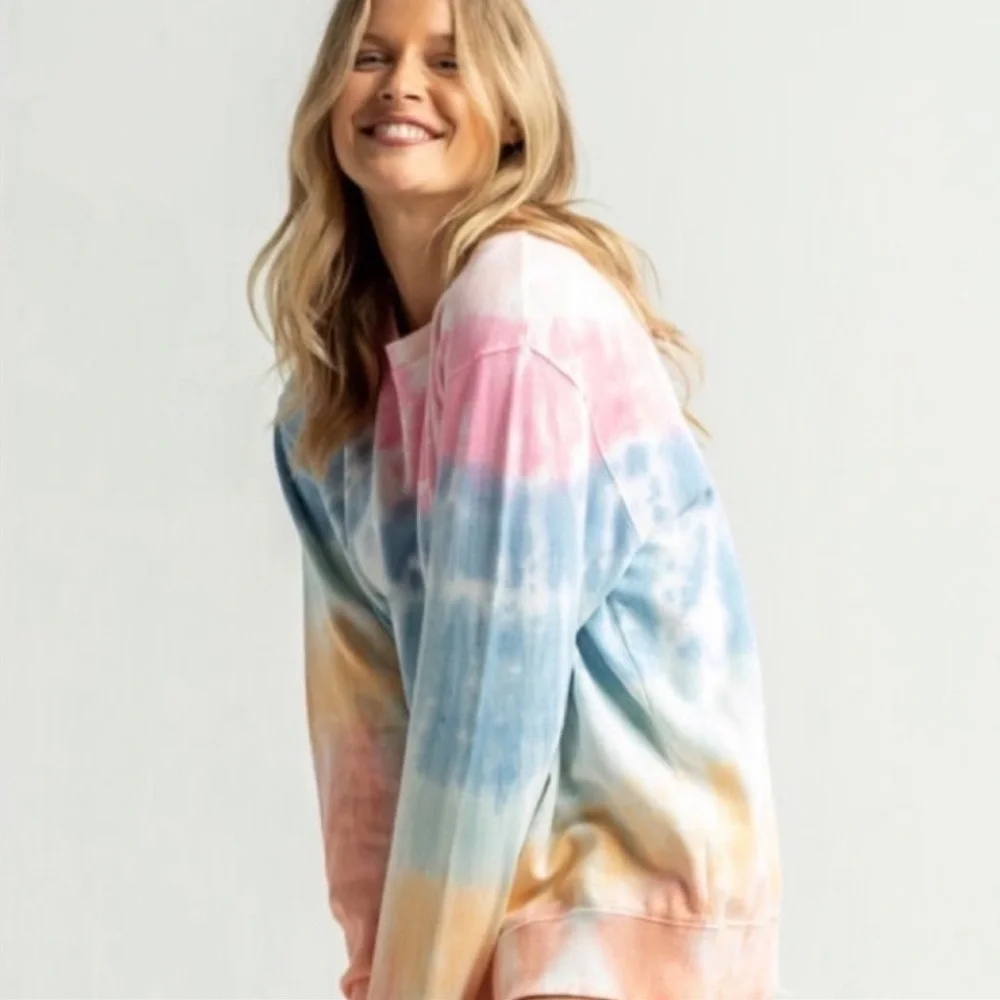 🔆RIP CURL🔆TIE DYE SWEATSHIRT - Picture 9 of 15